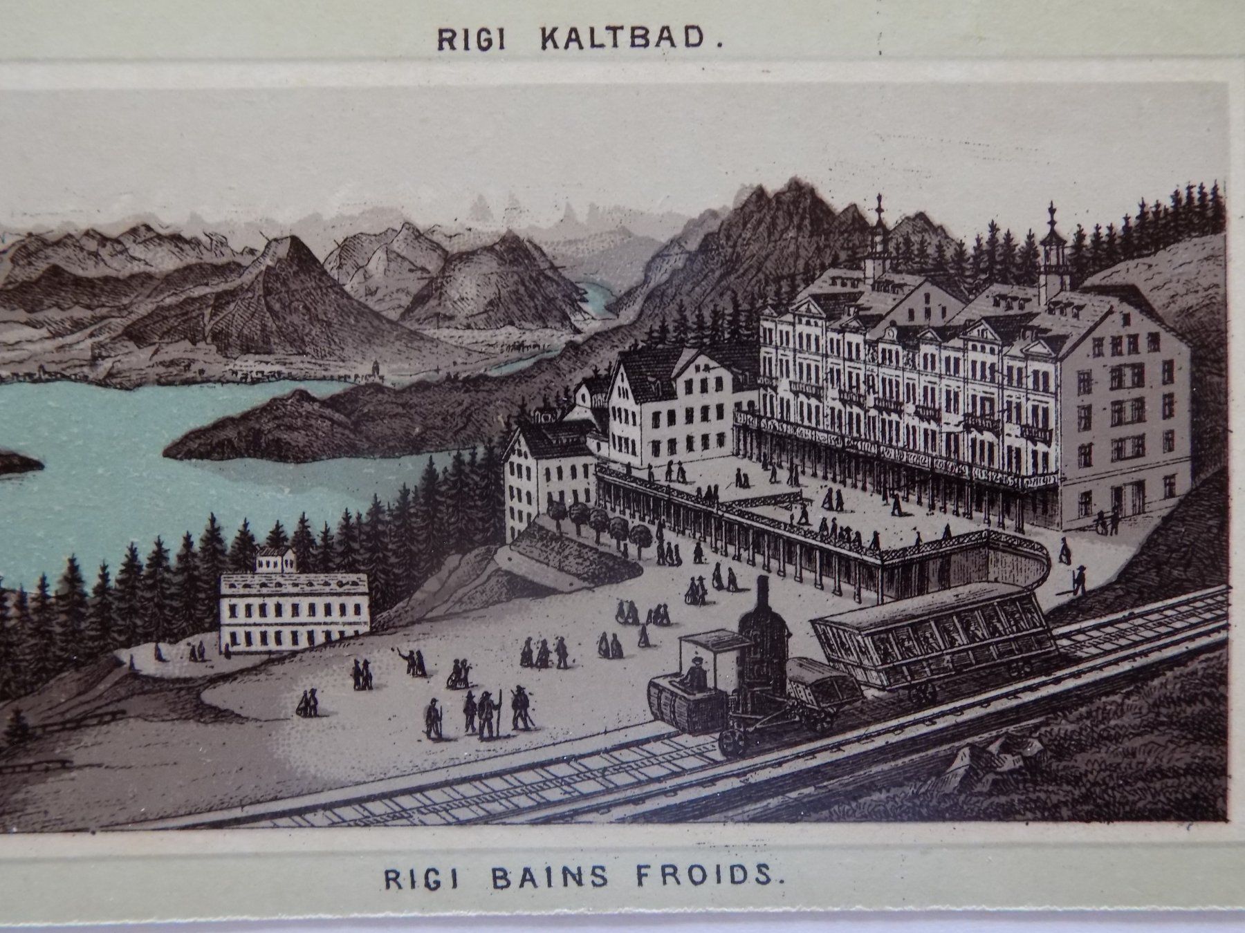 Incisioni: Rigi Kaltbad – Usato da Risch venduto da Antikfee 4