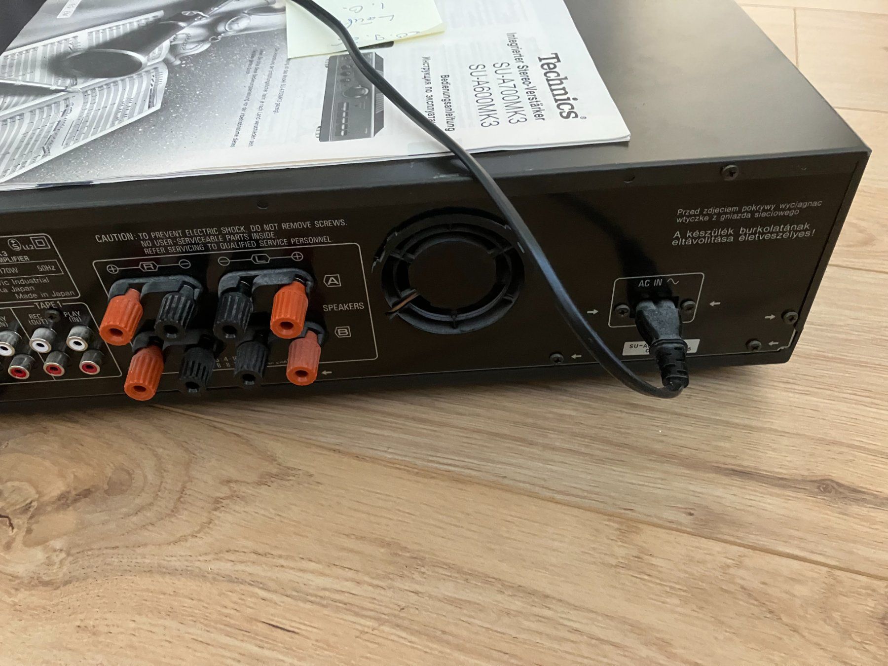 Technics Amplificatori: Technics Stereo Integrated Amplifier A 600 MK3 – Usato da Lengnau AG venduto da Mard 3