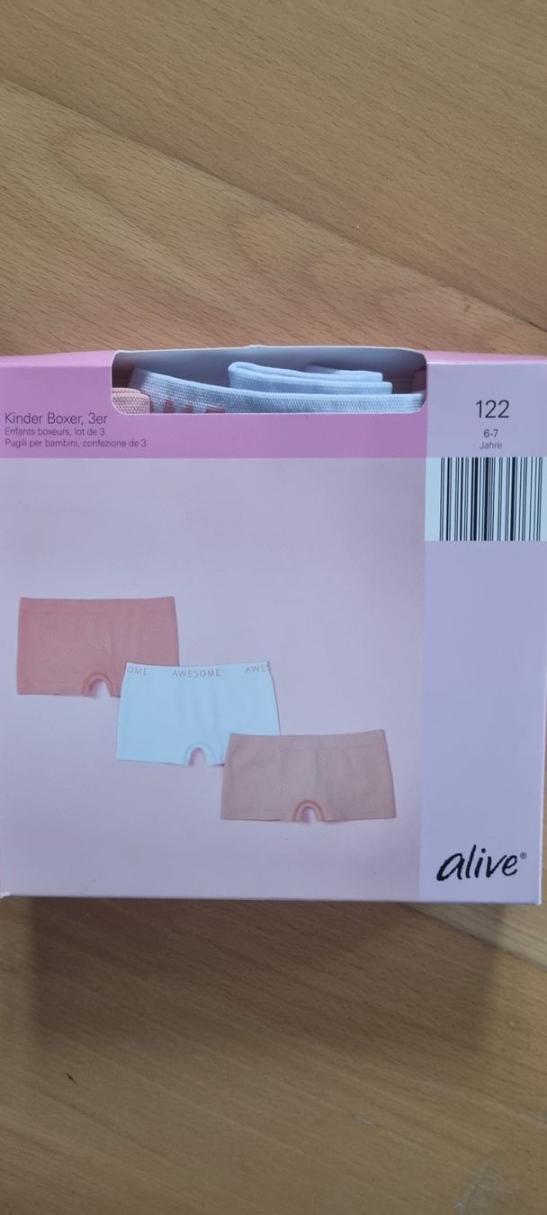 Unterwäsche: 3er Kinder Boxer Shorts Gr. 122 alive neu – Neu (gemäss Beschreibung) aus egliswil von Maggy6