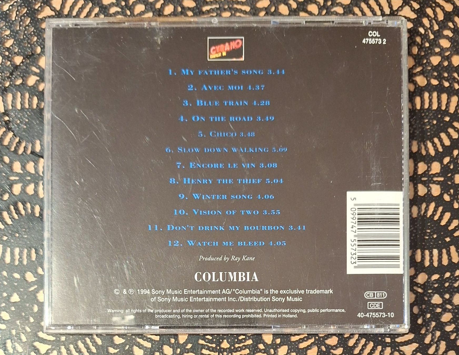 CDs: Cyrano - Blue Train, CH Pop CD Album 1994 – Gebraucht aus Schönenberg TG von breiti12 1