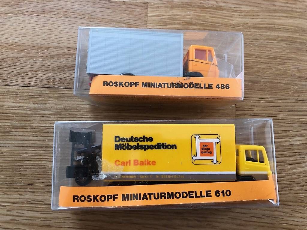 Roskopf Kit di modellismo & Modellini statici: Reskopf n° 486 & 610 / camions – Usato da Echallens venduto da Says1