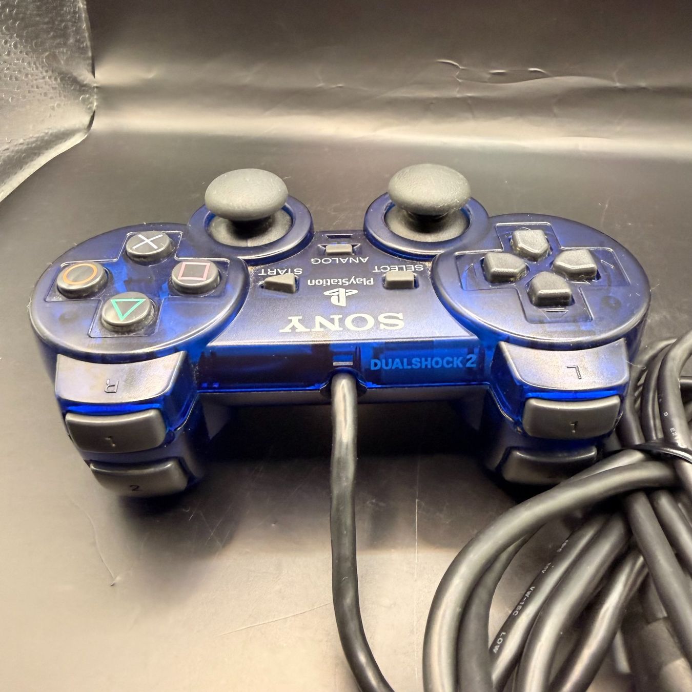 Nintendo Controller: PS2 Controller Blau Transparent – Usato da Düdingen venduto da Nerdworld 3