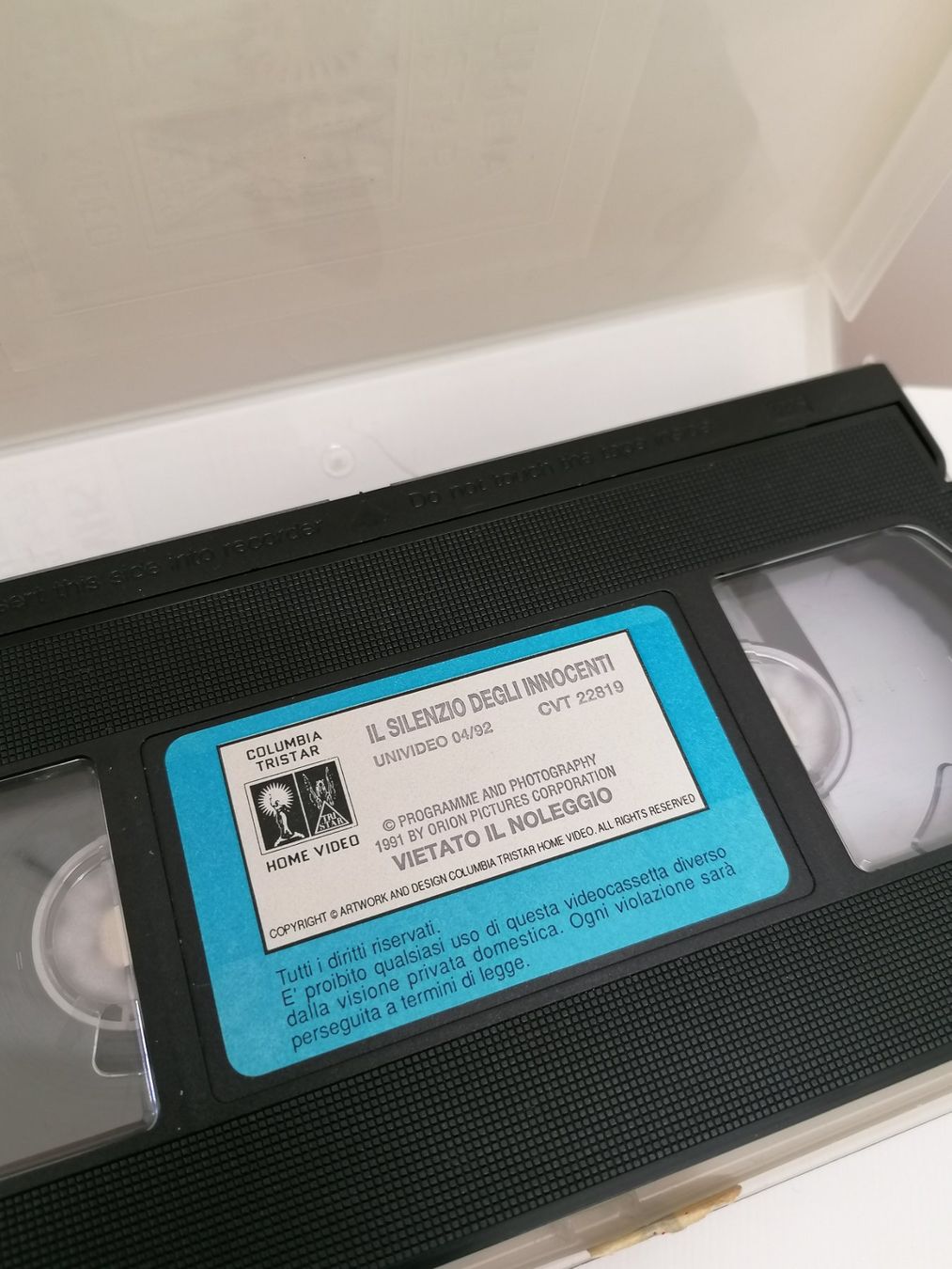 Tutti i VHS: Il Silenzio degli innocenti VHS – Usato da Binningen venduto da samorga21 1