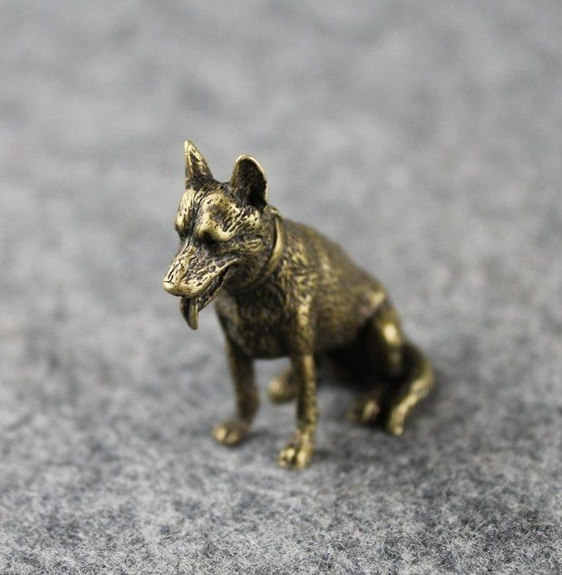 Statuette: Wolfshund aus Messing – Nuovo (secondo la descrizione) da Uerkheim venduto da Kaufoption 5