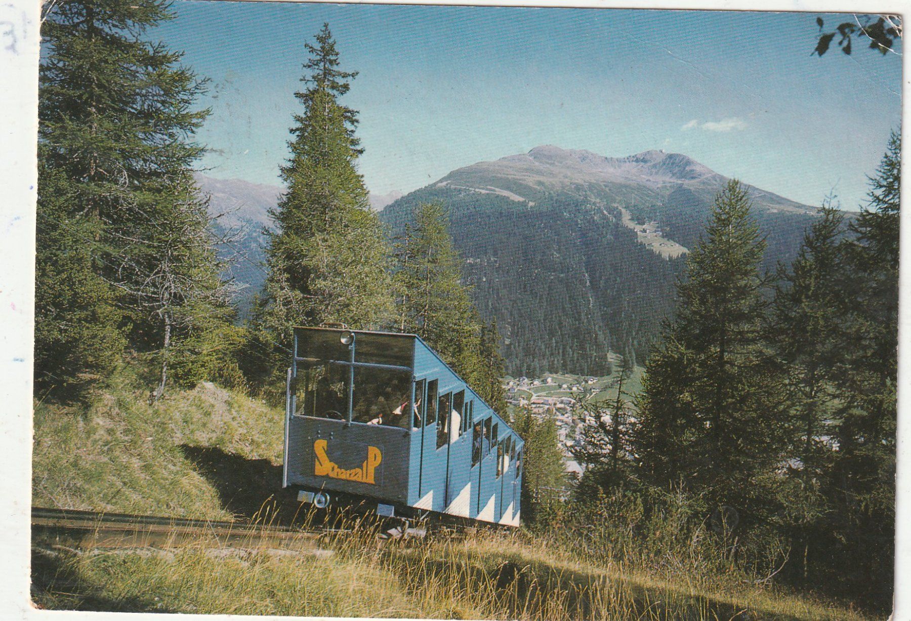 Ansichtskarten: Schatzalpbahn Davos – Gebraucht aus Lumbrein von made02