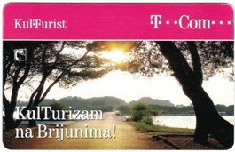 Telefonkarte Kroatien 100 Kuna Insel Brijuni