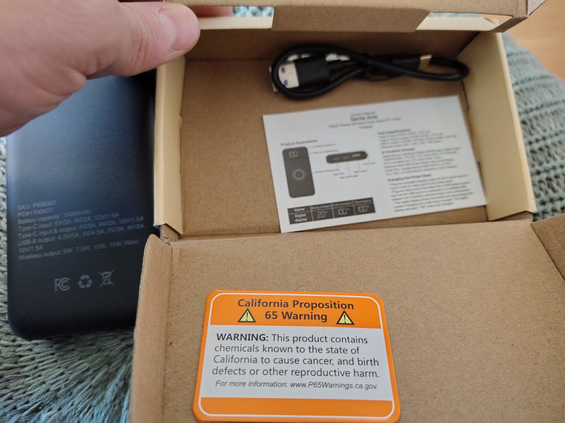 Batterie: Powerbank 10000 mAh, wireless 15 W – Usato da Basel venduto da emiliano_zapata 2