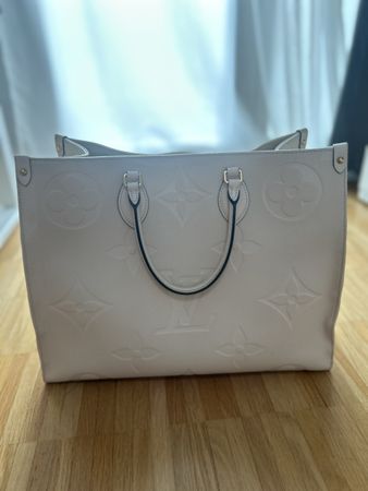 Louis Vuitton OnTheGo GM Monogram Empreinte – Crème / Beige