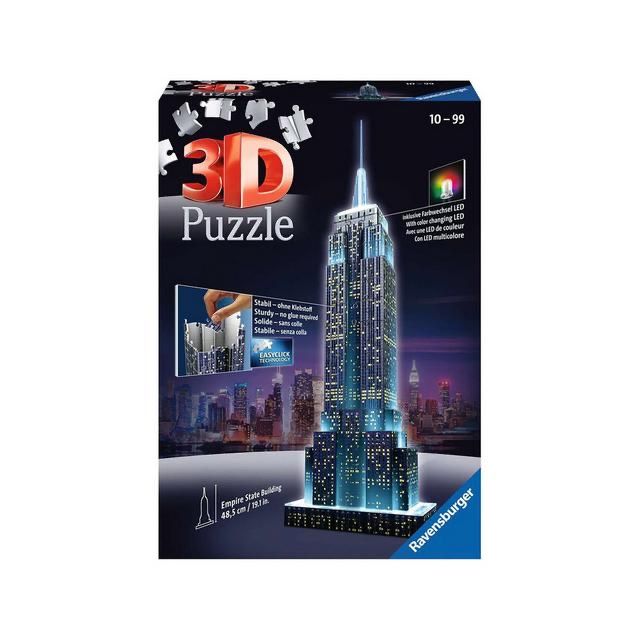 Ravensburger Puzzles: Ravensburger 3D Puzzle Empire State Building LED – Gebraucht aus Zuchwil von simge_1907
