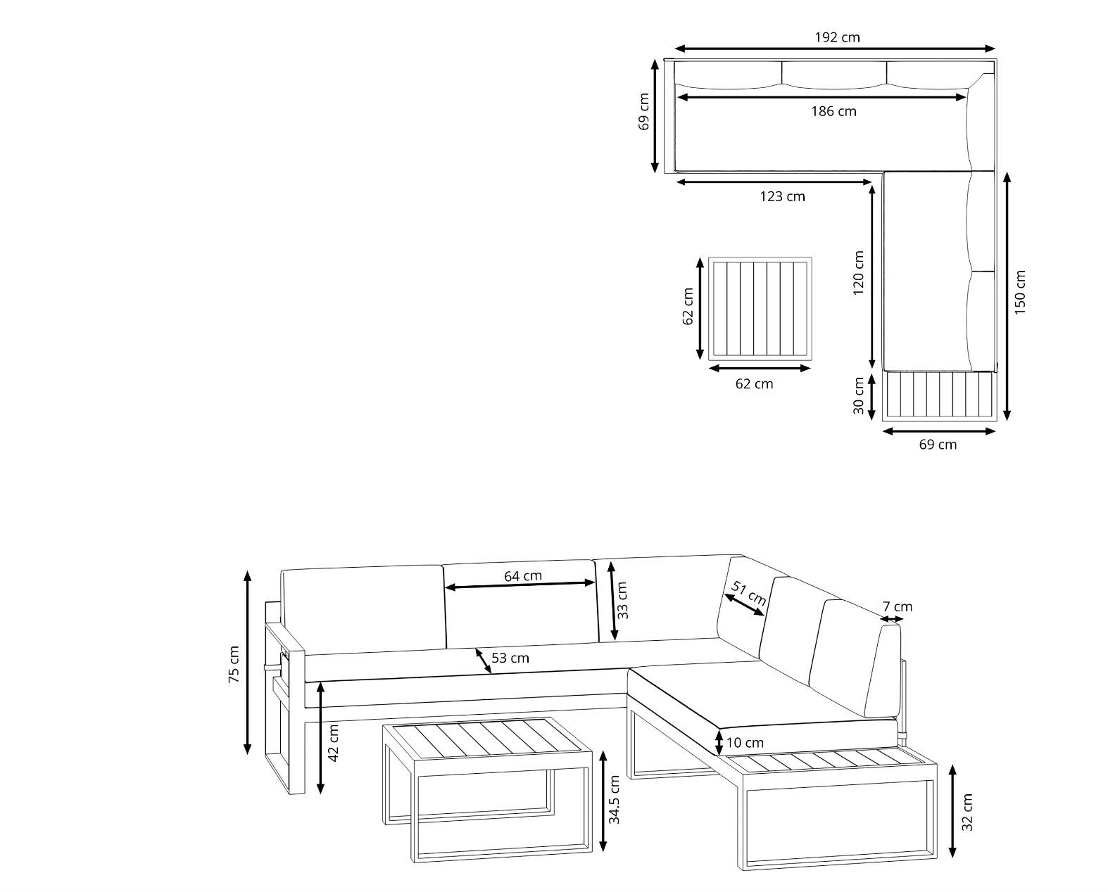 Divani: Lounge ODESSA beige - Gratis Versand – Nuovo e nell'imballaggio originale da Kleinwangen venduto da meinwarenkorb.ch 9