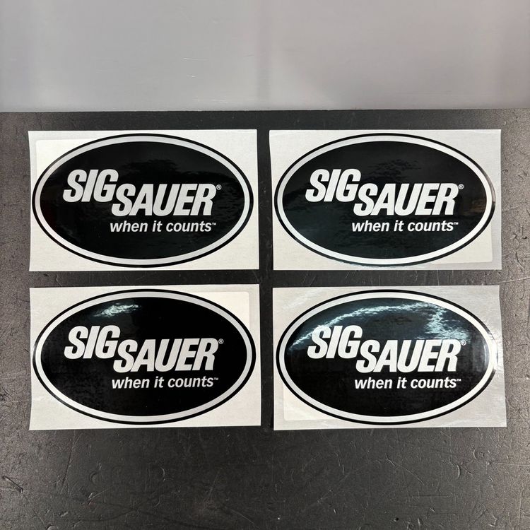 🟣TOP XL STICKER SIGSAUER WAFFE PISTOLE ARMEE MILITARIA STGW (Neu und ...