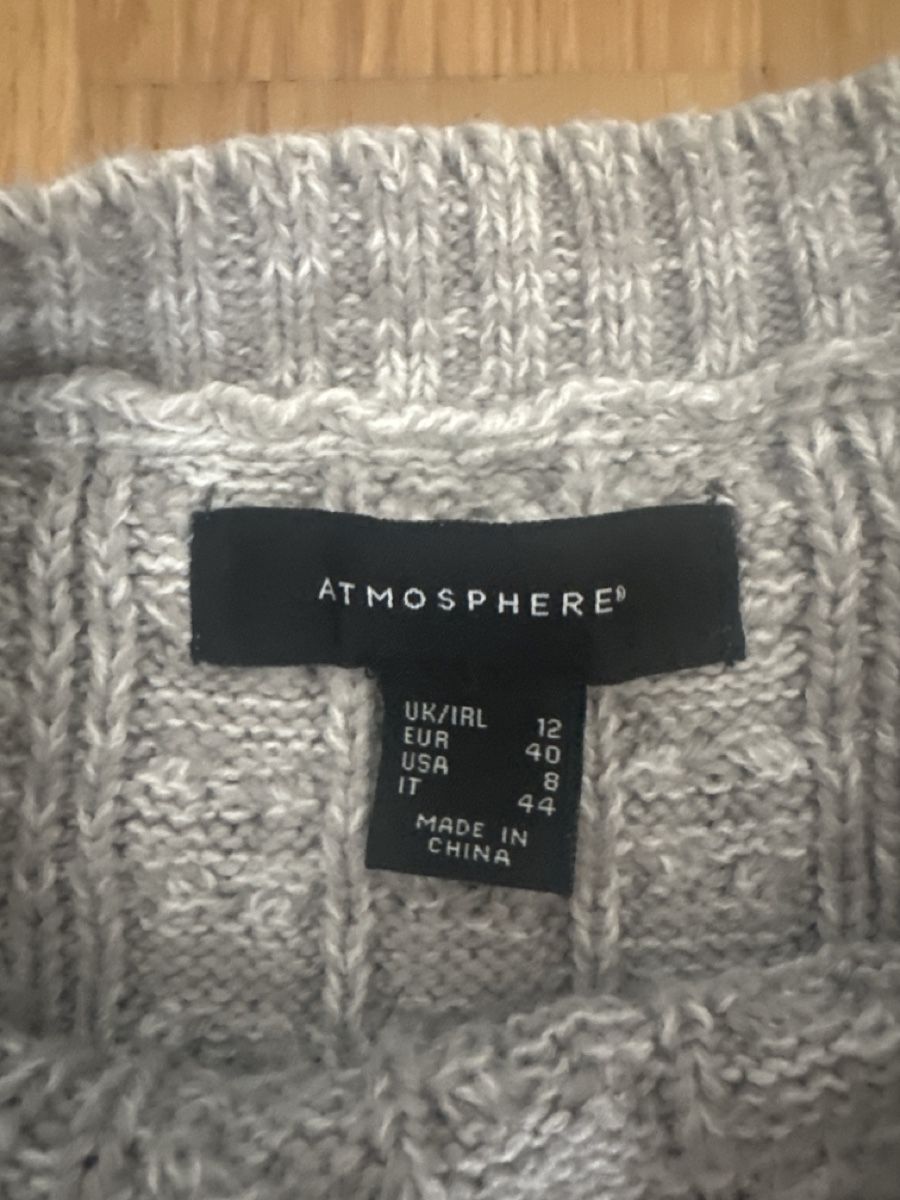 Maglioni & Felpe: Atmosphere Strickpullover, Grau, Grösse 40, Top Zustand! – Nuovo (secondo la descrizione) da Luzern venduto da val_z5jn 1