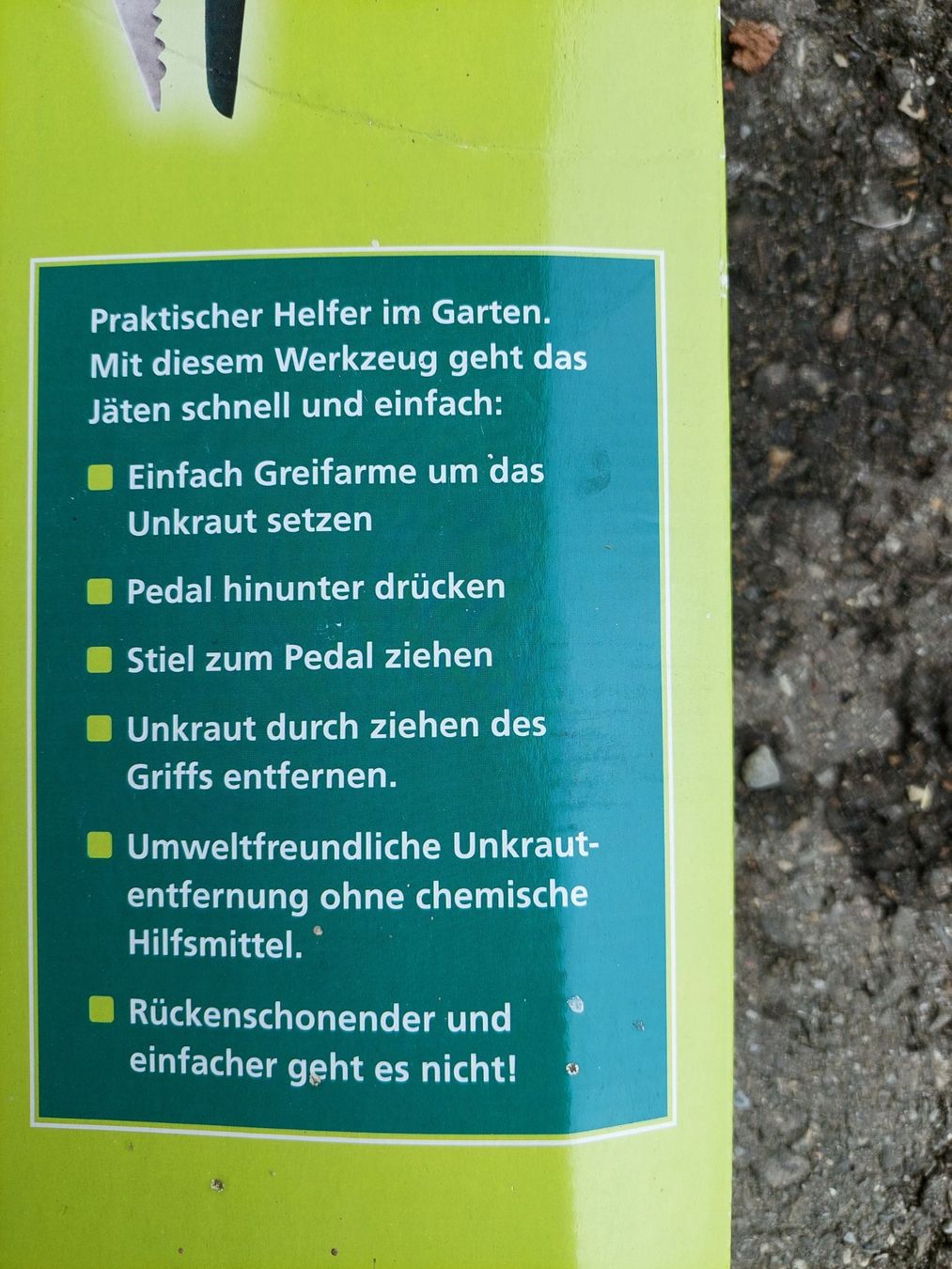 Tagliaerba: GARDENLINE PROFI UNKRAUT ENTFERNER OVP – Nuovo e nell'imballaggio originale da Huttwil venduto da Kunterbuntli 2