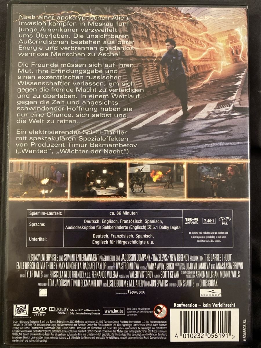 Tutti i DVDs: Darkest Hour – Usato da Gasel venduto da Ntomate 1