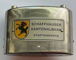 Bankkässeli der Schaffhauser Kantonalbank ohne Schlüssel