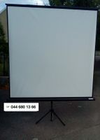 Dia Leinwand Beamer 180 x 180 cm Reflecta Stativ