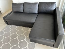 Free - IKEA FRIHETEN Sofa Bed (Black Leather)