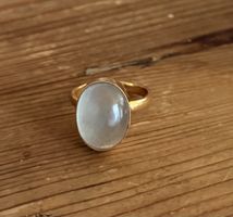 Ring mit Aquamarin Chalcedon