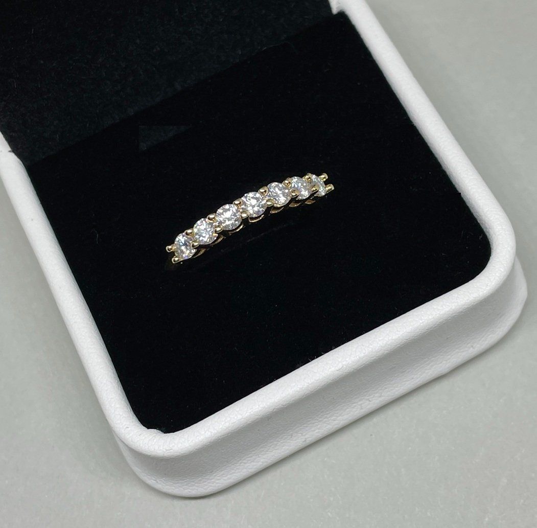 Moissanite-Diamant Ring, Silber 0.7 ct - Gr. 62 (Neu (gemäss ...