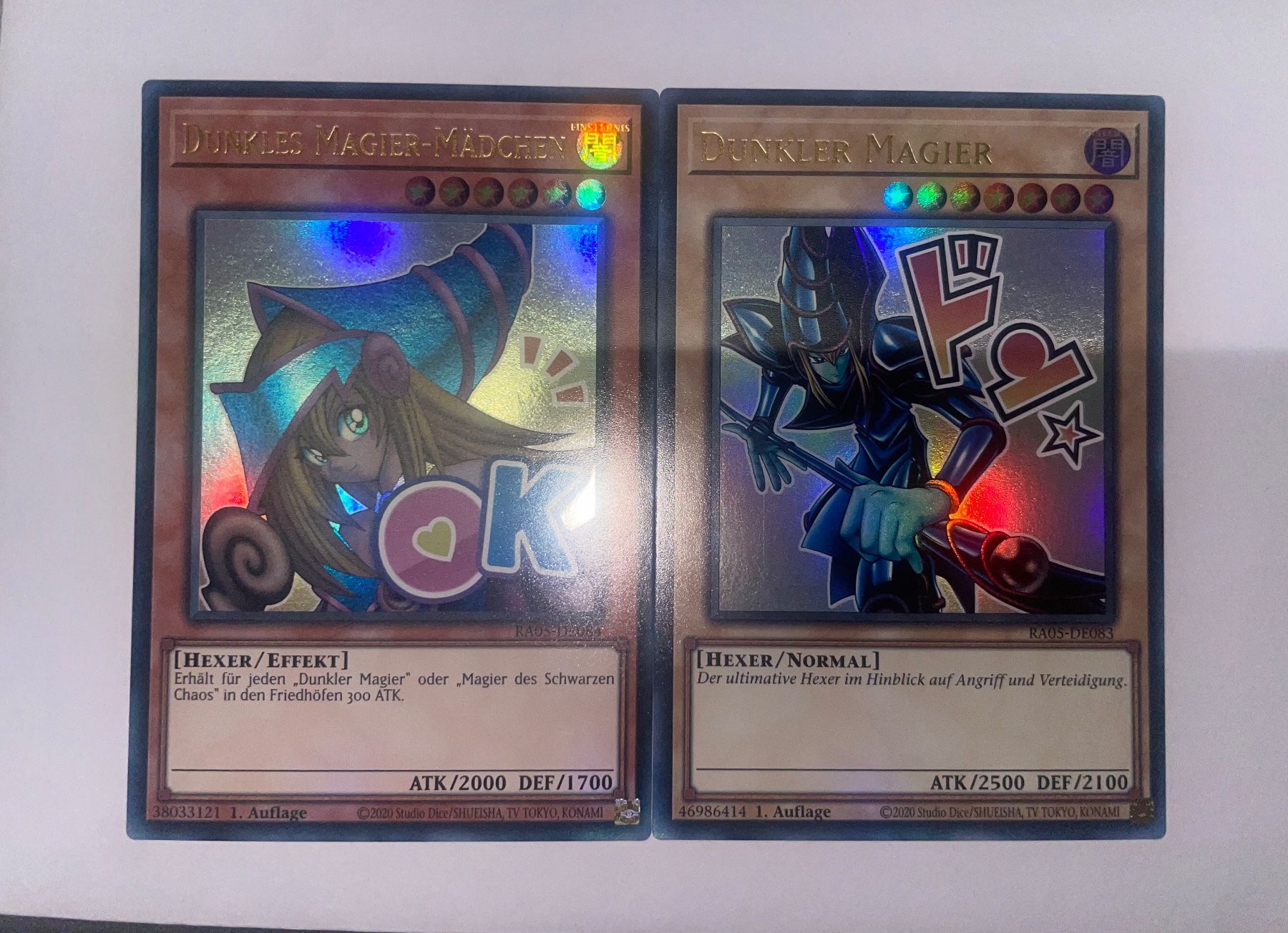 Yugioh Sammelbilder & Trading cards: YuGiOh Dunkles Magier Mädchen + Dunkler Magier – Neu (gemäss Beschreibung) aus Altstätten SG von ChangeMaker