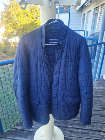 Orig. TOMMY HILFIGER Herren-Übergangsjacke Dunkelblau Gr. XL