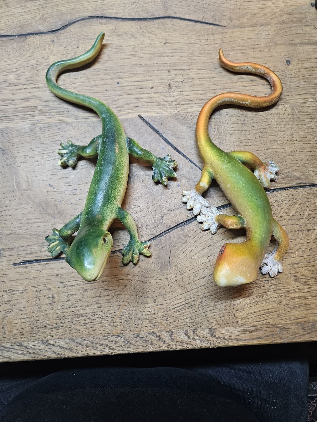 Statuette: 2x Gecko deko farbig  (DR) – Usato da Rorschach venduto da TimelessTrading 1