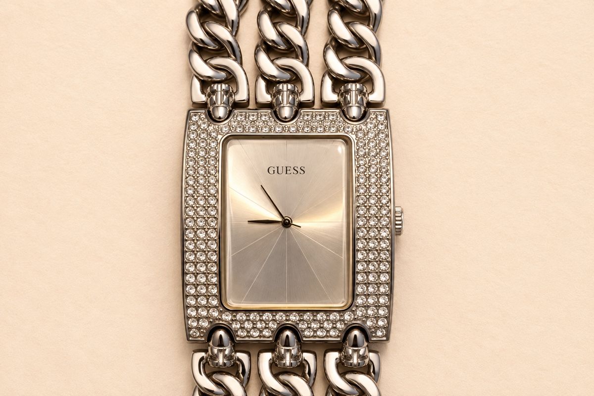Guess Orologi: MONTRE GUESS ARGENTÉE ORNÉE – Usato da Lausanne venduto da KeNaChic 2