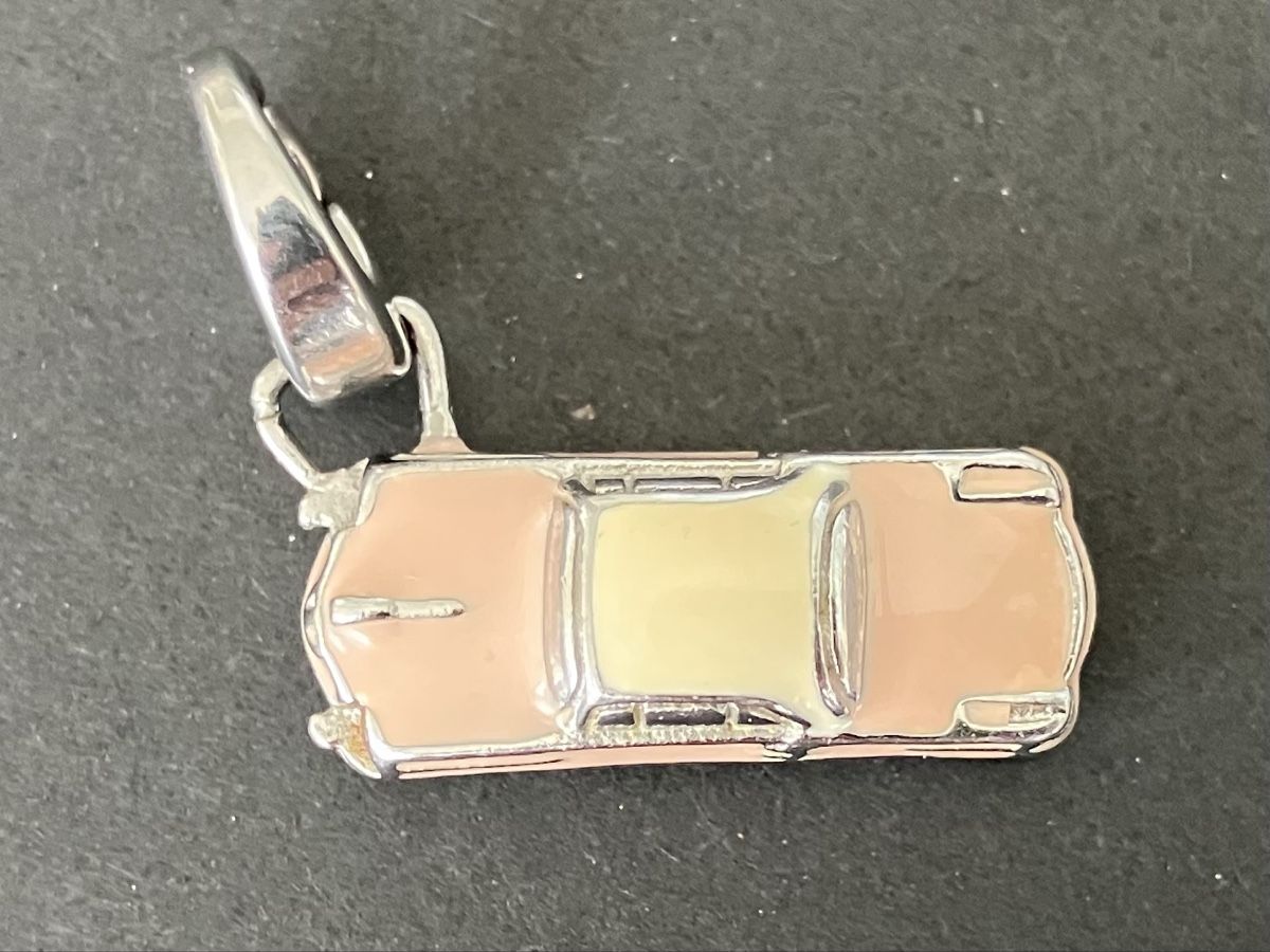 Fossil Ciondoli: Fossil Charm Anhänger Auto Rosa – Usato da Zürich venduto da Kue_Zuerich 2