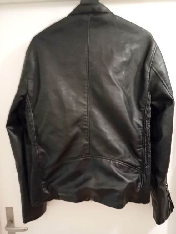 Giacche: Herren Designer Kunst Lederjacke Bikerjacke Jacke Schwarz L – Usato da Effretikon venduto da tessin2023 2