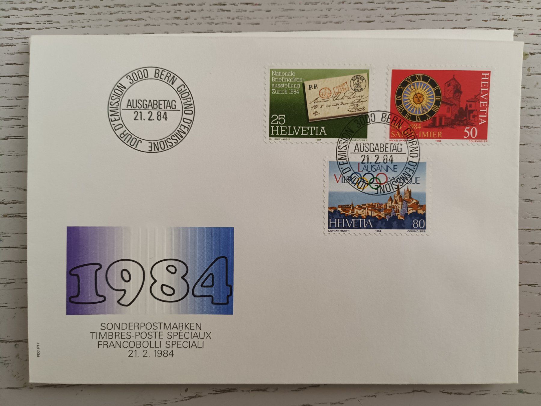Tous les timbres: 1984 FDC Werbemarken – Neuf (Voir description) à Dübendorf par goeggi79