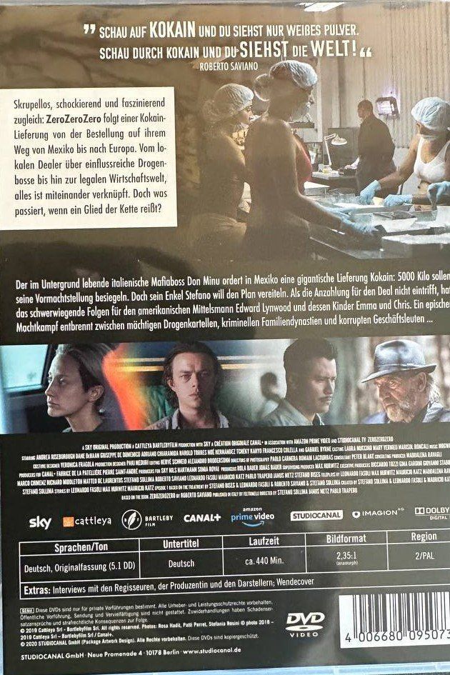 Tutti i DVDs: ZeroZeroZero - Staffel 1 (3 DVDs) – Usato da Beringen venduto da Mantafisch1 1
