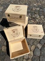 schöne Weinkiste mit Klappdeckel