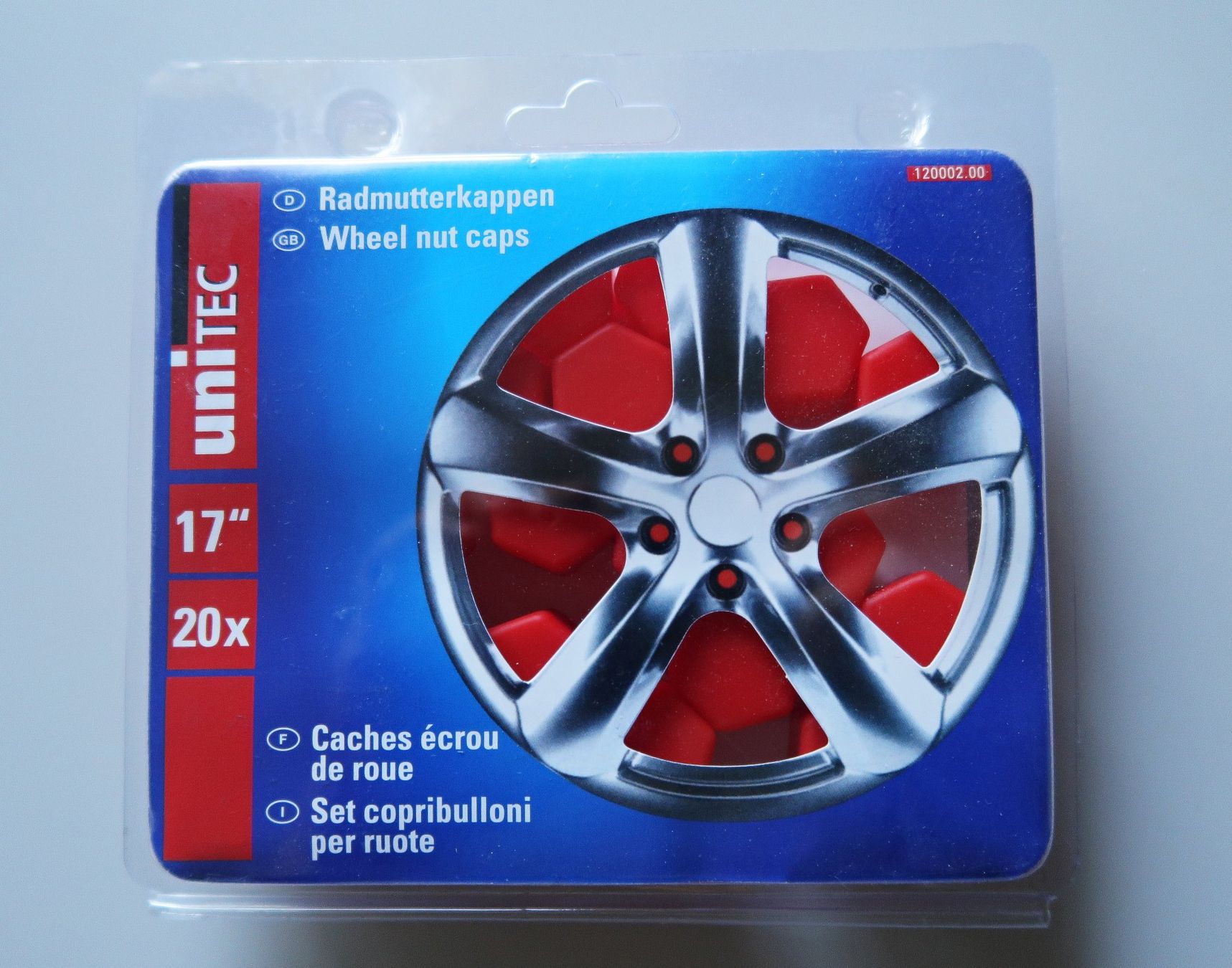 Alle Ersatzteile: Radmutterkappen rot – Neu und originalverpackt aus Hombrechtikon von Bluecoral