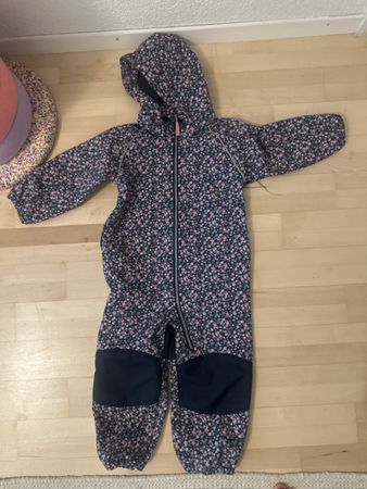 Softshell overall Name It floral pattern size 92 1.5-2y