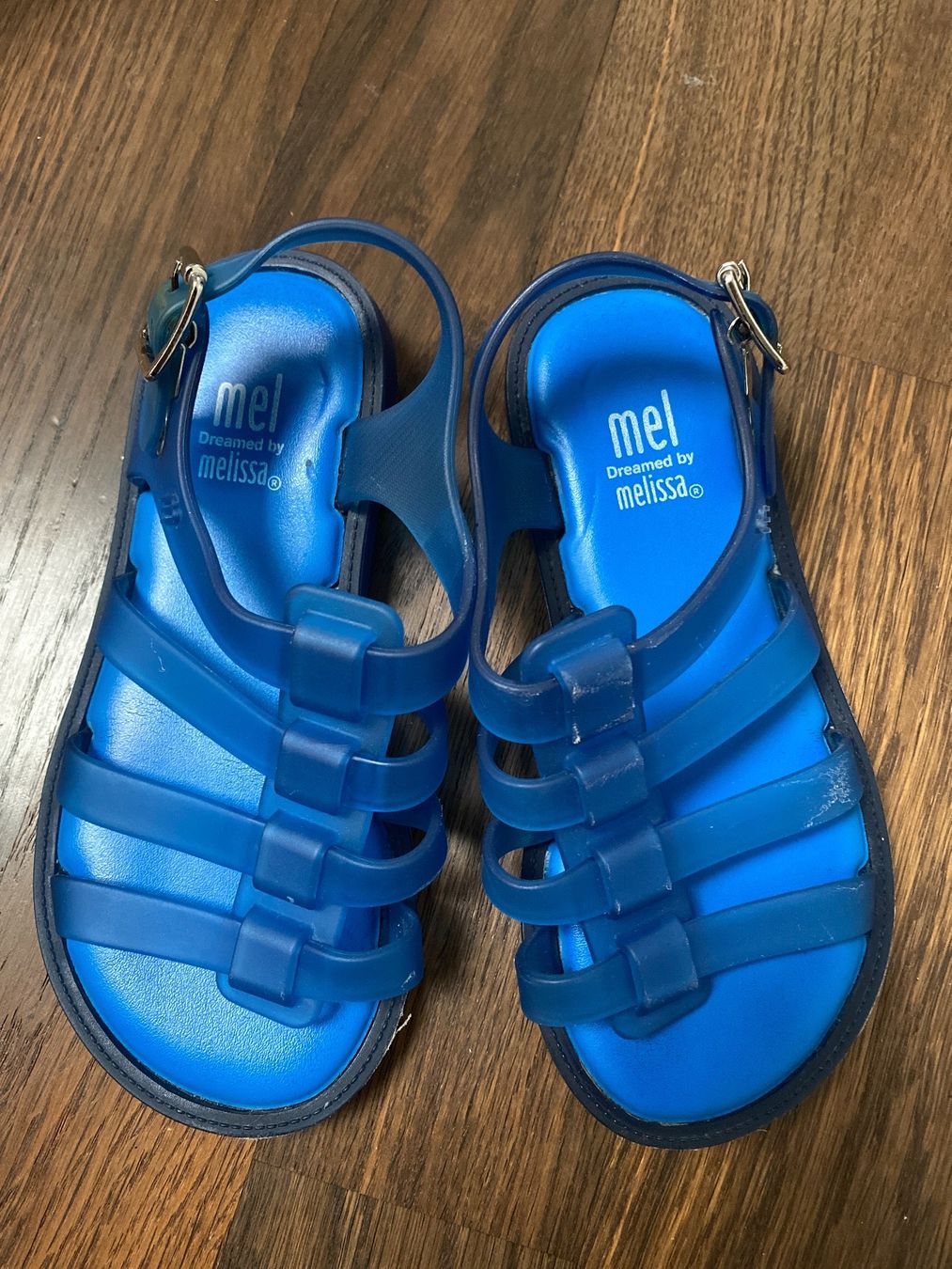 Scarpe per ragazzi: Melissa Bade/Strandsandalen, Gr.28/29, blau – Usato da Adliswil venduto da mun_k9pf