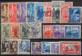 Italien Lot mit alten Werten XVI