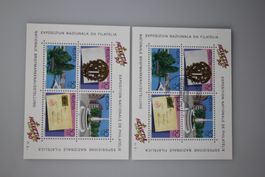 2 Schweiz Blöcke Genève 90 Philatelie #27