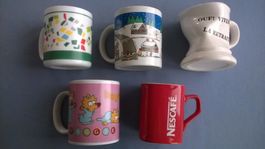 Mug 5 pces très bon état