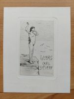 Exlibris Bruno Heroux - Original Radierung