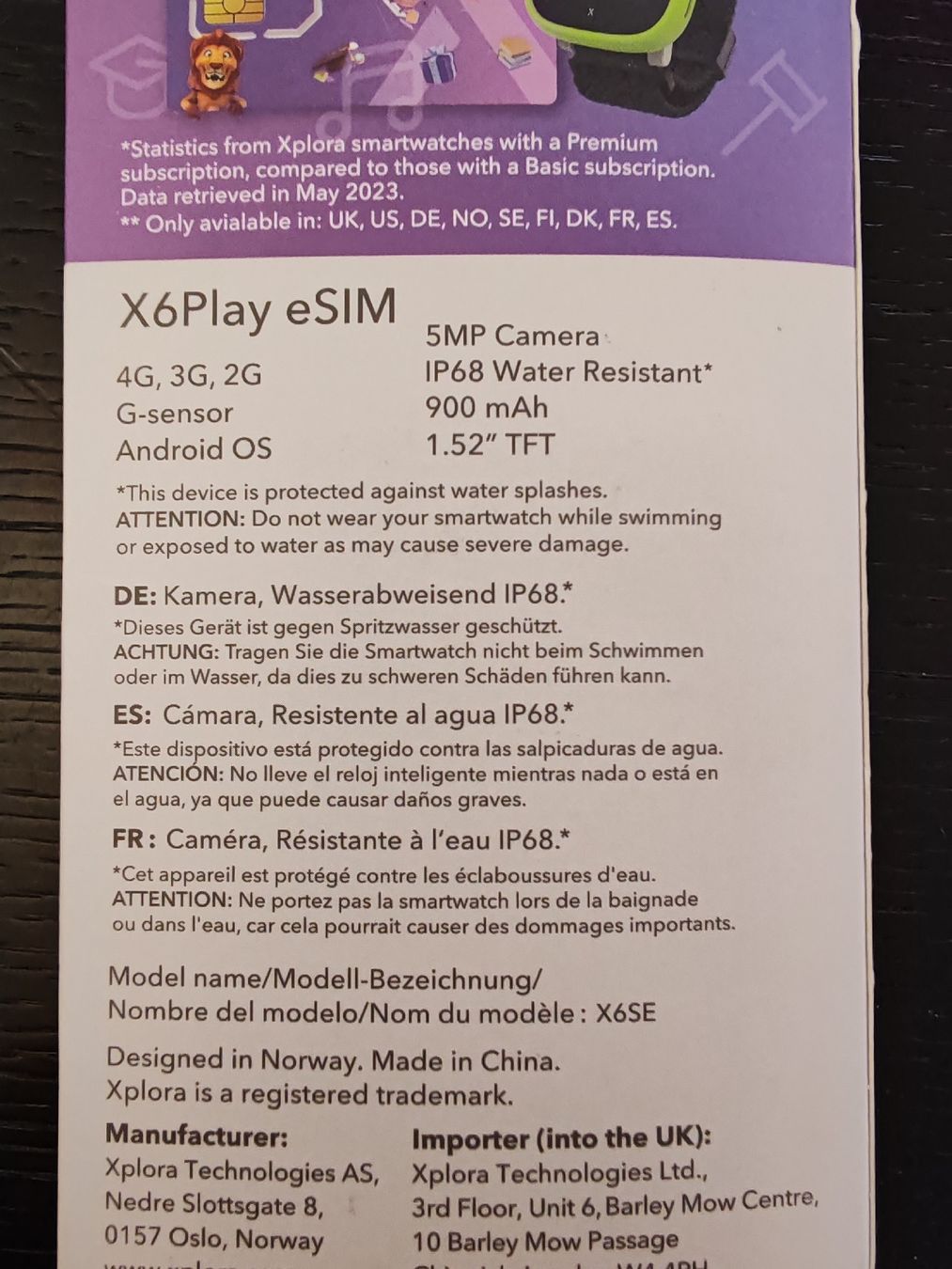 Smartwatch: Xplora X6 Play (2. Gen) - Neu – Neu (gemäss Beschreibung) aus Bern von PrettyGood 4