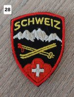 Badge , Patch, Aufnäher SCHWEIZ , Ski+Stöcke, Berge(28)