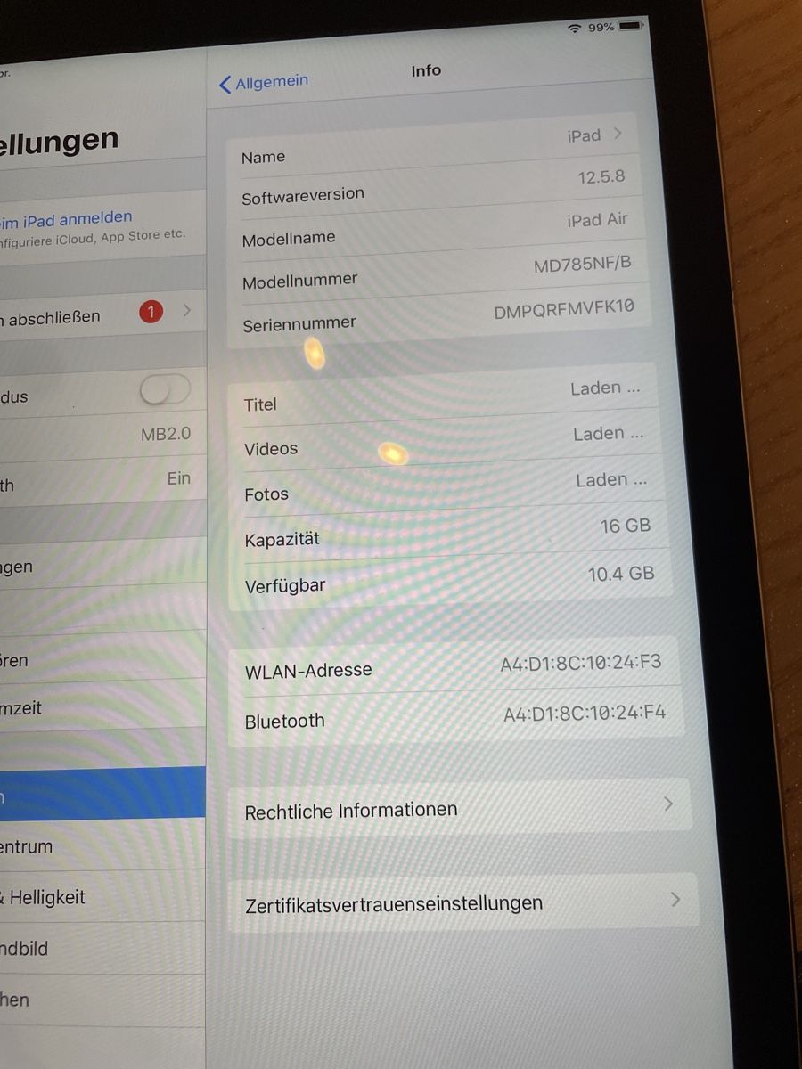 Apple Tablet PC: iPad Air 16GB – Gebraucht aus Muri AG von melii_boom 4
