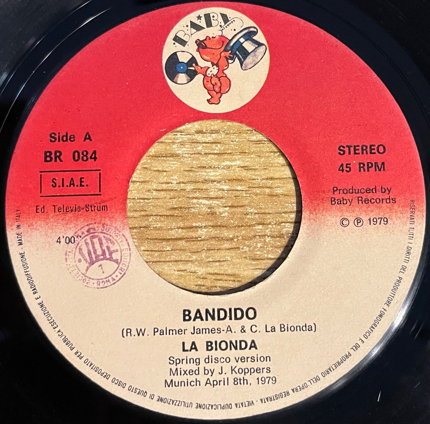 Schallplatten: LA BIONDA - BANDIDO – Gebraucht aus Bussigny von vinyl-pas-cher 2