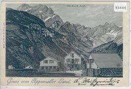 Gruss vom Appenzeller Land - Meglis-Alp - Litho