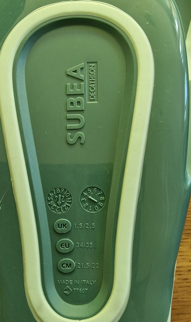 Palmes, Masques & Tubas: Subea Flossen 34/35 – D'occasion à Frutigen par Maqua 2