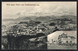 Heiden, Blick gegen Süden, Gasthaus F