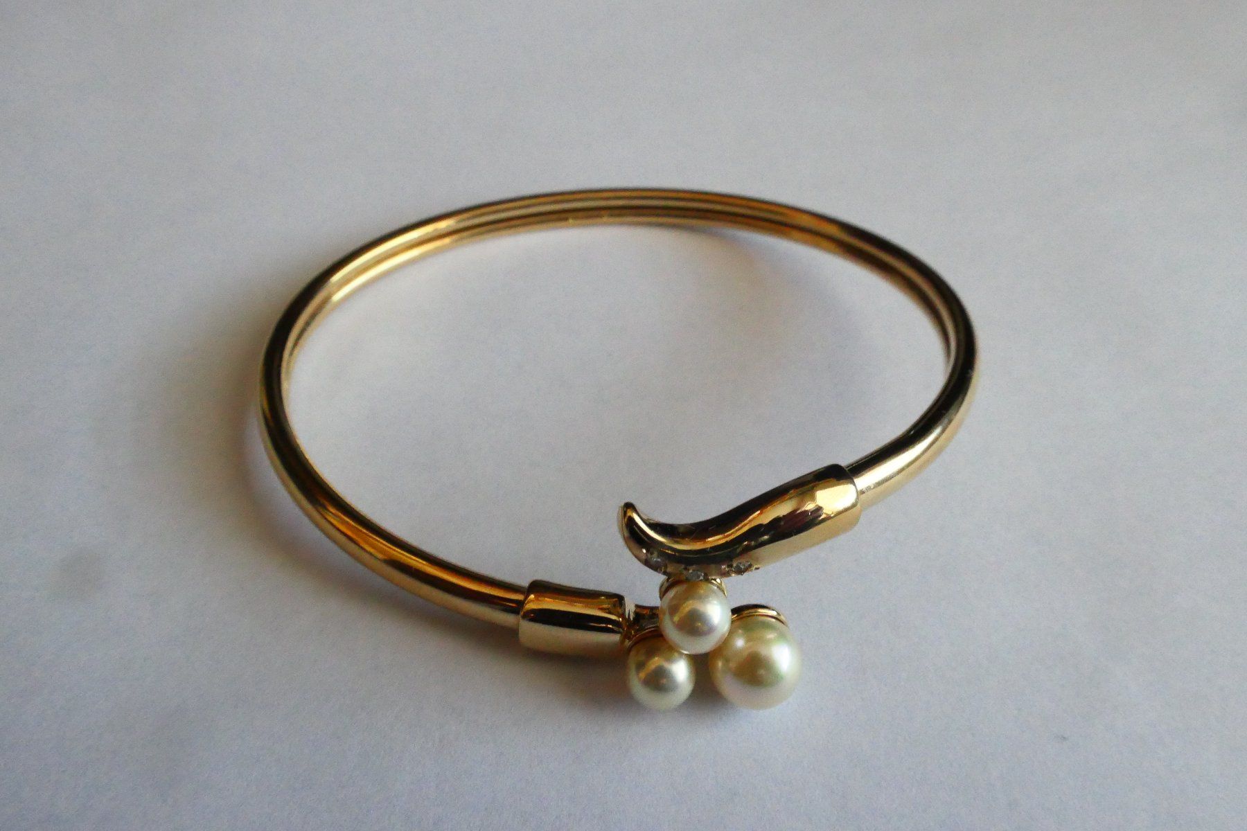 Bracciali & Braccialetti: Mallorca Armreifen mit 3 Perlen – Nuovo (secondo la descrizione) da Diegten venduto da marcel3891
