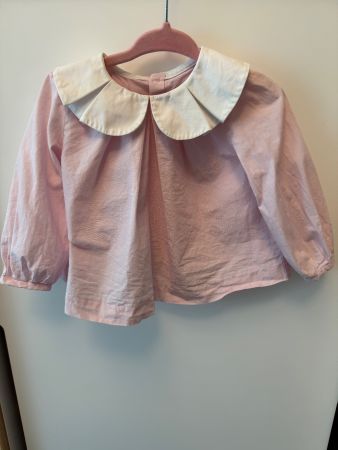 Jacadi Paris Bluse Rosa Gr. 74 / 12M Top Zustand!