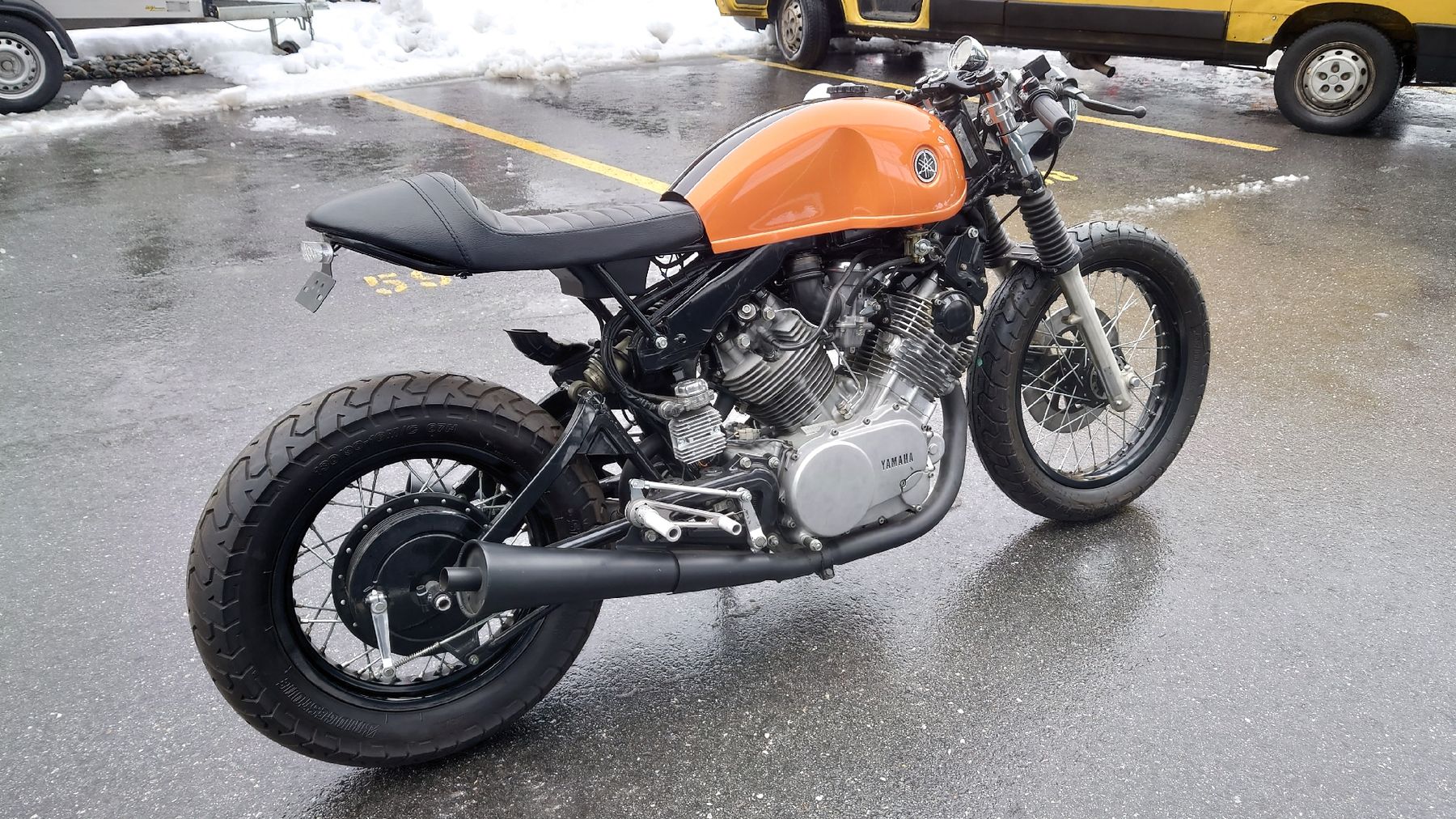 Yamaha Strasse: Yamaha Virago XV750 café racer – Gebraucht aus Martigny von cre_zm9r