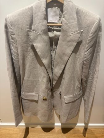 Elegant Mango Linen Blazer - S
